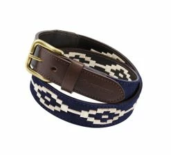 PAMPEANO POLO BELT | Confianza | Navy