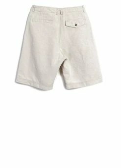 HANSEN GARMENTS ROBIN | Super Wide Pleated Shorts | Flax Nature -Deals Bottoms Store robin super wide pleated shorts flax nature hansen garments 374314