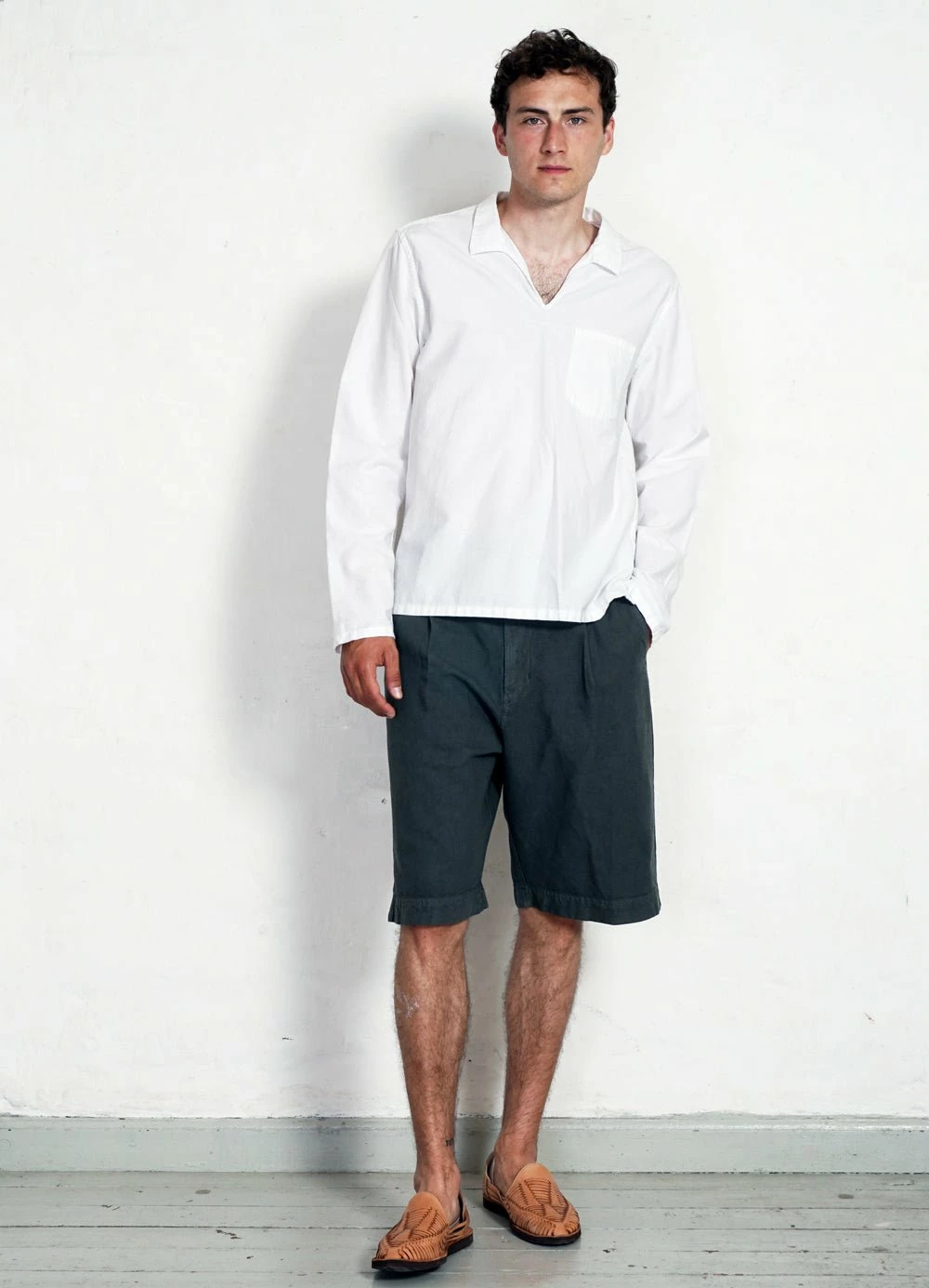 HANSEN GARMENTS ROBIN | Super Wide Pleated Shorts | Oxidized 2 HANSEN GARMENTS ROBIN | Super Wide Pleated Shorts | Oxidized - Image 2