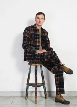 HANSEN GARMENTS RUBEN | Casual Over Shirt | Multi Colour Check -Deals Bottoms Store ruben casual over shirt multi colour check hansen garments 470353