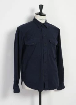 HANSEN GARMENTS RUBEN | Casual Over Shirt | Navy -Deals Bottoms Store ruben casual over shirt navy hansen garments 123126