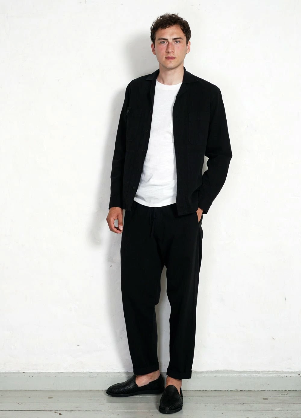 HANSEN GARMENTS SAM | Casual Over Shirt | Black 2 HANSEN GARMENTS SAM | Casual Over Shirt | Black - Image 2