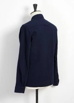 HANSEN GARMENTS SAM | Casual Over Shirt | Waffle Indigo -Deals Bottoms Store sam casual over shirt waffle indigo hansen garments 177693