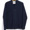 HANSEN GARMENTS SAM | Casual Over Shirt | Waffle Indigo