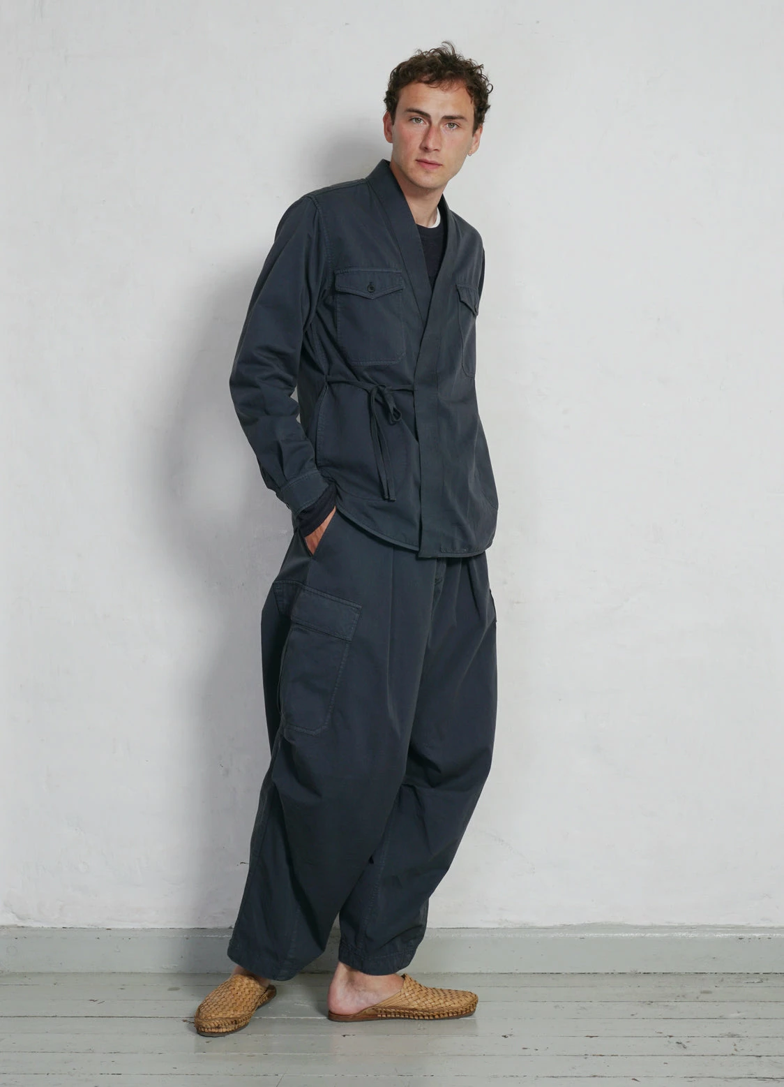 HANSEN GARMENTS BENNY | Super Wide Ballon Trousers | Blue Grey 5 HANSEN GARMENTS BENNY | Super Wide Ballon Trousers | Blue Grey - Image 5