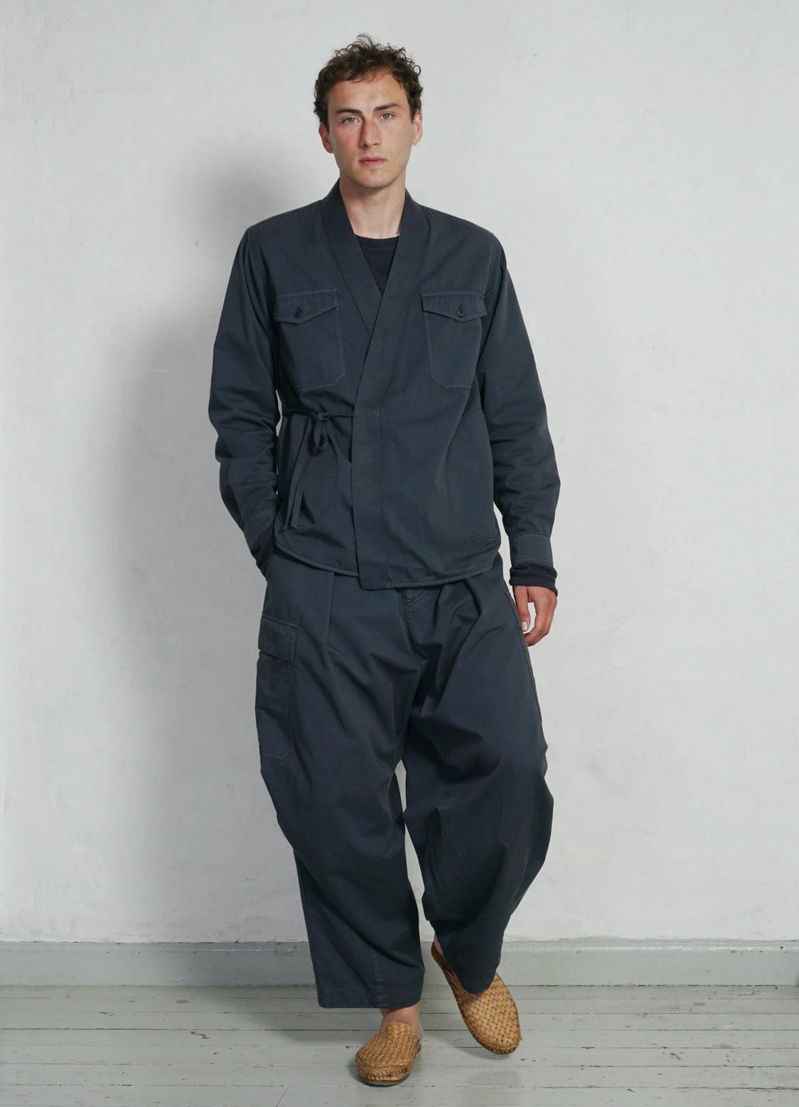HANSEN GARMENTS BENNY | Super Wide Ballon Trousers | Blue Grey 2 HANSEN GARMENTS BENNY | Super Wide Ballon Trousers | Blue Grey - Image 2