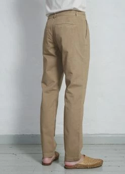 HANSEN GARMENTS FRED | Regular Cut Work Trousers | Classic Beige -Deals Bottoms Store ss23 trousers fred classic beige 2