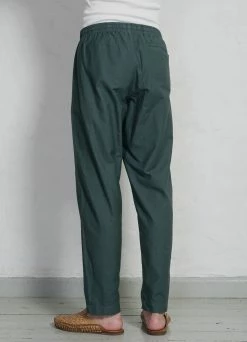 HANSEN GARMENTS JIM | Casual Drawstring Trousers | Petrol -Deals Bottoms Store ss23 trousers jim petrol 2