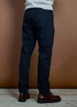 HANSEN GARMENTS SVENNING | Slim Fit Trousers | Navy 9 HANSEN GARMENTS SVENNING | Slim Fit Trousers | Navy -Deals Bottoms Store svenning slim fit everyday trousers navy hansen garments 223960