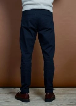 HANSEN GARMENTS SVENNING | Slim Fit Trousers | Navy 11 HANSEN GARMENTS SVENNING | Slim Fit Trousers | Navy -Deals Bottoms Store svenning slim fit everyday trousers navy hansen garments 876613