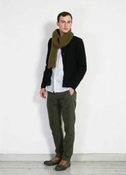 HANSEN GARMENTS SVENNING | Slim Fit Trousers | Dark Green -Deals Bottoms Store svenning slim fit trousers dark green hansen garments 900663