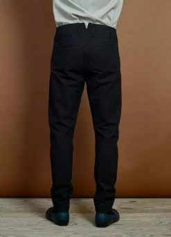 HANSEN GARMENTS SVENNING | Slim Fit Trousers | Nero -Deals Bottoms Store svenning slim fit trousers nero hansen garments 334968
