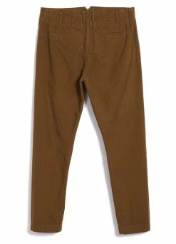HANSEN GARMENTS SVENNING | Slim Fit Trousers | Turmeric -Deals Bottoms Store svenning slim fit trousers turmeric hansen garments 371619