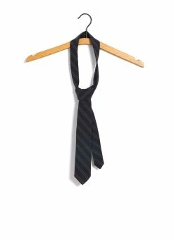 HANSEN GARMENTS TIE | Striped Tie | Navy Stripes