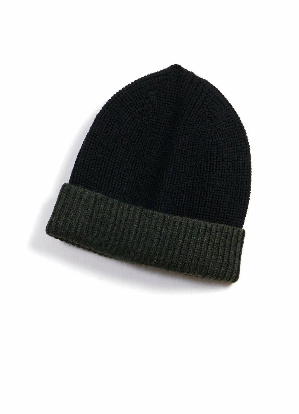 HANSEN GARMENTS TORE | Block Colour Beanie | Black/Pinetree 1 HANSEN GARMENTS TORE | Block Colour Beanie | Black/Pinetree