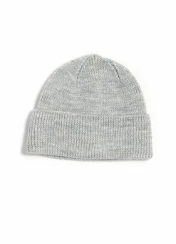 HANSEN GARMENTS TORE | Knitted Rib Beanie | Winter Grey