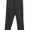 HANSEN GARMENTS TRYGVE | Wide Cut Cropped Trousers | Black Hemp