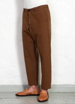 HANSEN GARMENTS TRYGVE | Wide Cut Cropped Trousers | Terra -Deals Bottoms Store trygve wide cut cropped trousers terra hansen garments 528500