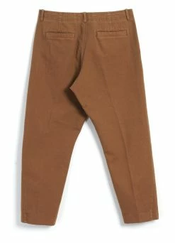 HANSEN GARMENTS TRYGVE | Wide Cut Cropped Trousers | Terra -Deals Bottoms Store trygve wide cut cropped trousers terra hansen garments 601265