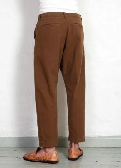 HANSEN GARMENTS TRYGVE | Wide Cut Cropped Trousers | Terra -Deals Bottoms Store trygve wide cut cropped trousers terra hansen garments 913284