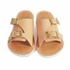 FERKER VEGETABLE LEATHER SANDAL | Buckle Sandal | Natural