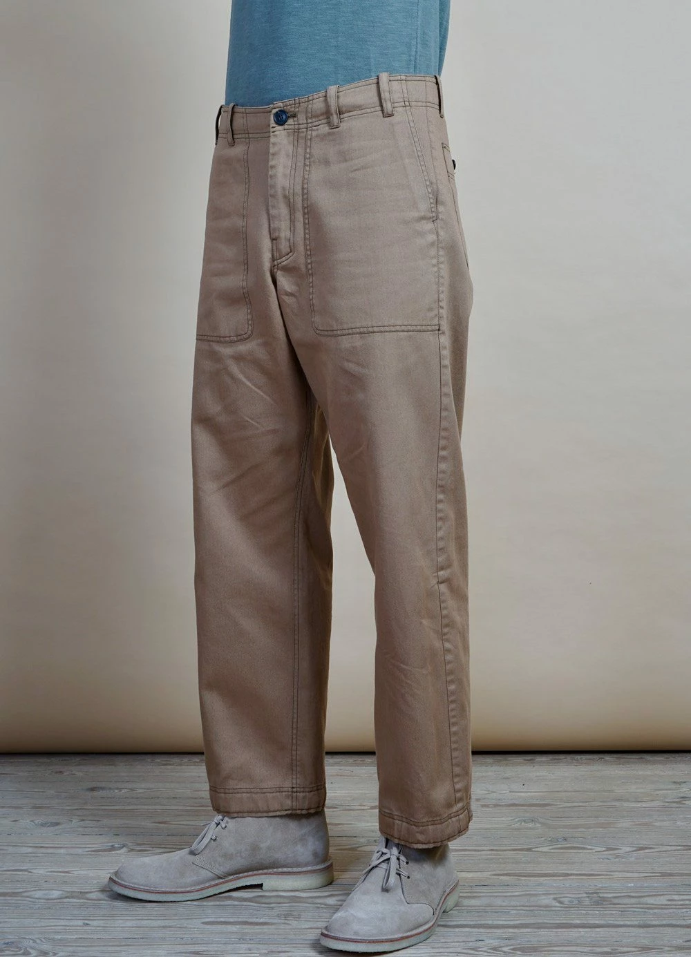 HANSEN GARMENTS VILLE | Loose Fit Trousers | Cardboard 3 HANSEN GARMENTS VILLE | Loose Fit Trousers | Cardboard - Image 3
