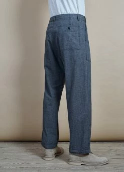 HANSEN GARMENTS VILLE | Loose Fit Trousers | Stone -Deals Bottoms Store ville loose fit trousers stone hansen garments 751404