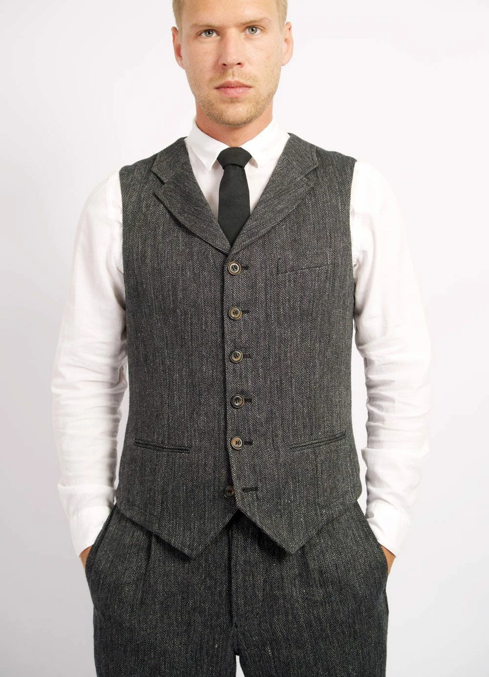 HANSEN GARMENTS WILLIAM | Casual Vest | Dark Navy 2 HANSEN GARMENTS WILLIAM | Casual Vest | Dark Navy - Image 2