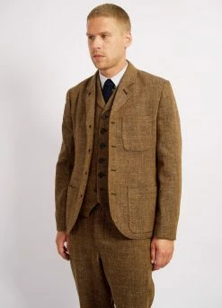 HANSEN GARMENTS WILLIAM | Classic Casual Vest | Cognac 9 HANSEN GARMENTS WILLIAM | Classic Casual Vest | Cognac -Deals Bottoms Store william classic casual vest cognac 240 952259