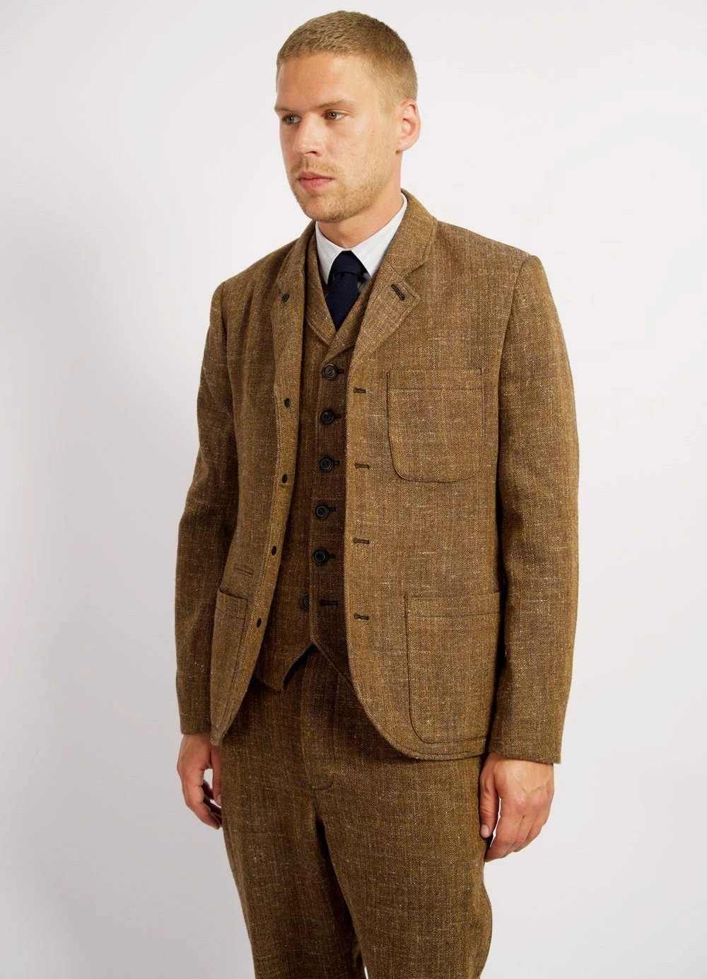 HANSEN GARMENTS WILLIAM | Classic Casual Vest | Cognac 5 HANSEN GARMENTS WILLIAM | Classic Casual Vest | Cognac - Image 5