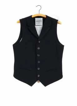 HANSEN GARMENTS WILLIAM | Lapel Waistcoat | Deep Indigo
