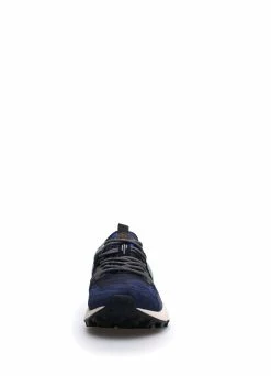Flower Mountain YAMANO 3 | Suede & Canvas Sneaker | JP Print Navy/Black -Deals Bottoms Store yamano 3 suede canvas sneaker jp print navyblack flower mountain 126824